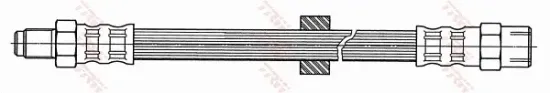Bremsschlauch Hinterachse links rechts TRW PHB558 Bild Bremsschlauch Hinterachse links rechts TRW PHB558