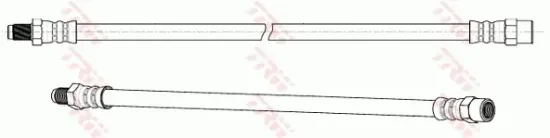 Bremsschlauch Hinterachse links rechts TRW PHB583 Bild Bremsschlauch Hinterachse links rechts TRW PHB583