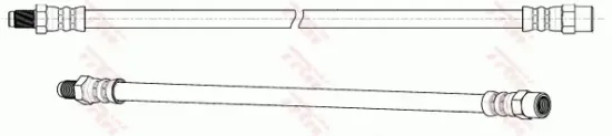 Bremsschlauch Hinterachse links rechts TRW PHB583 Bild Bremsschlauch Hinterachse links rechts TRW PHB583