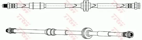 Bremsschlauch Vorderachse links rechts TRW PHB643 Bild Bremsschlauch Vorderachse links rechts TRW PHB643