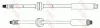 Bremsschlauch Hinterachse links rechts TRW PHB651 Bild Bremsschlauch Hinterachse links rechts TRW PHB651