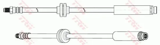 Bremsschlauch Hinterachse links rechts TRW PHB651 Bild Bremsschlauch Hinterachse links rechts TRW PHB651
