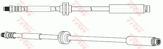 Bremsschlauch Hinterachse TRW PHB694 Bild Bremsschlauch Hinterachse TRW PHB694