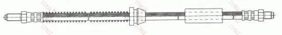 Bremsschlauch Vorderachse links rechts TRW PHC105 Bild Bremsschlauch Vorderachse links rechts TRW PHC105