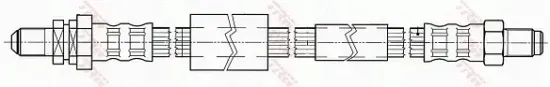 Bremsschlauch Hinterachse links rechts TRW PHC125 Bild Bremsschlauch Hinterachse links rechts TRW PHC125
