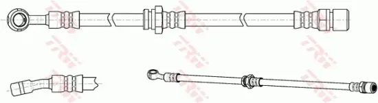 Bremsschlauch Vorderachse rechts TRW PHD1017 Bild Bremsschlauch Vorderachse rechts TRW PHD1017