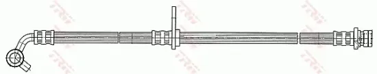 Bremsschlauch Hinterachse rechts TRW PHD1066 Bild Bremsschlauch Hinterachse rechts TRW PHD1066