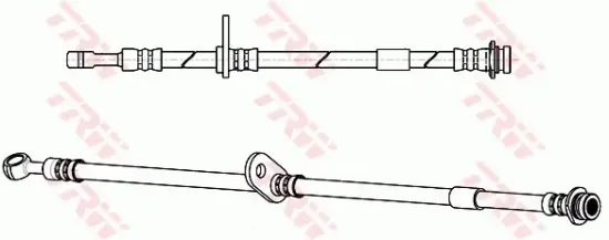 Bremsschlauch Vorderachse links TRW PHD1070 Bild Bremsschlauch Vorderachse links TRW PHD1070