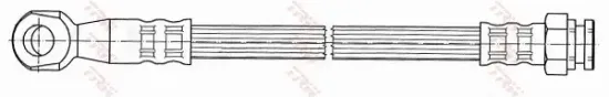 Bremsschlauch Hinterachse links rechts TRW PHD111 Bild Bremsschlauch Hinterachse links rechts TRW PHD111