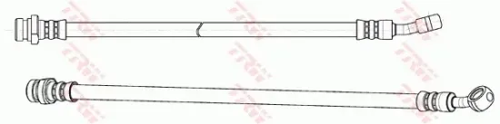 Bremsschlauch Hinterachse links TRW PHD1123 Bild Bremsschlauch Hinterachse links TRW PHD1123