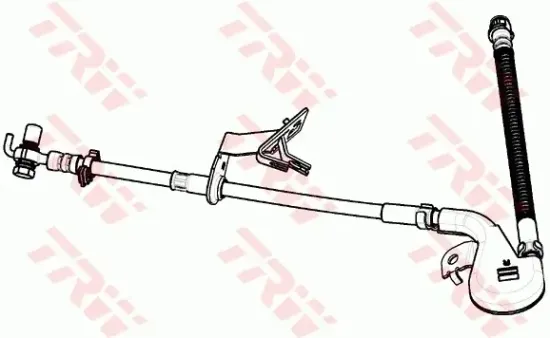 Bremsschlauch Vorderachse rechts TRW PHD1134 Bild Bremsschlauch Vorderachse rechts TRW PHD1134