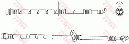 Bremsschlauch Vorderachse links TRW PHD1144 Bild Bremsschlauch Vorderachse links TRW PHD1144