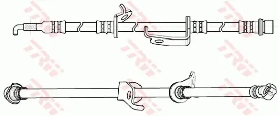 Bremsschlauch Vorderachse links TRW PHD1152 Bild Bremsschlauch Vorderachse links TRW PHD1152