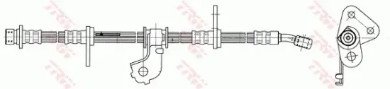 Bremsschlauch Vorderachse links TRW PHD140 Bild Bremsschlauch Vorderachse links TRW PHD140