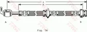 Bremsschlauch TRW PHD163