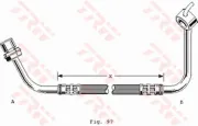 Bremsschlauch TRW PHD253