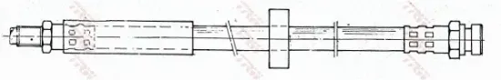 Bremsschlauch Hinterachse links rechts TRW PHD334 Bild Bremsschlauch Hinterachse links rechts TRW PHD334