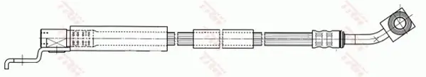 Bremsschlauch Vorderachse links TRW PHD441