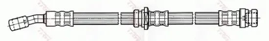 Bremsschlauch Hinterachse links rechts TRW PHD492 Bild Bremsschlauch Hinterachse links rechts TRW PHD492