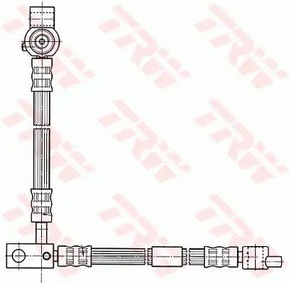 Bremsschlauch Vorderachse rechts TRW PHD541 Bild Bremsschlauch Vorderachse rechts TRW PHD541