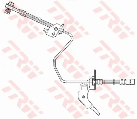 Bremsschlauch TRW PHD566 Bild Bremsschlauch TRW PHD566