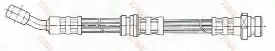 Bremsschlauch Hinterachse rechts TRW PHD613 Bild Bremsschlauch Hinterachse rechts TRW PHD613