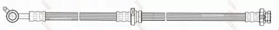 Bremsschlauch Hinterachse rechts TRW PHD666 Bild Bremsschlauch Hinterachse rechts TRW PHD666