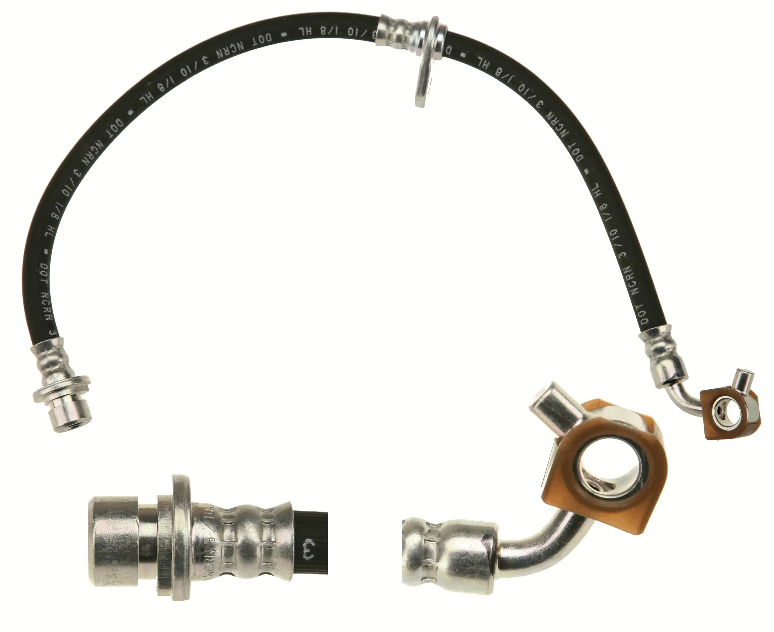 Bremsschlauch Hinterachse links Hinterachse rechts TRW PHD7089