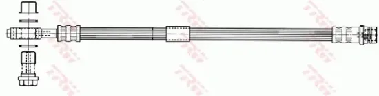 Bremsschlauch Hinterachse links rechts TRW PHD935 Bild Bremsschlauch Hinterachse links rechts TRW PHD935