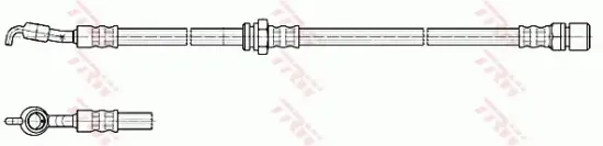 Bremsschlauch Hinterachse rechts TRW PHD983 Bild Bremsschlauch Hinterachse rechts TRW PHD983