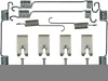 Zubehörsatz, Bremsbacken Hinterachse TRW SFK331