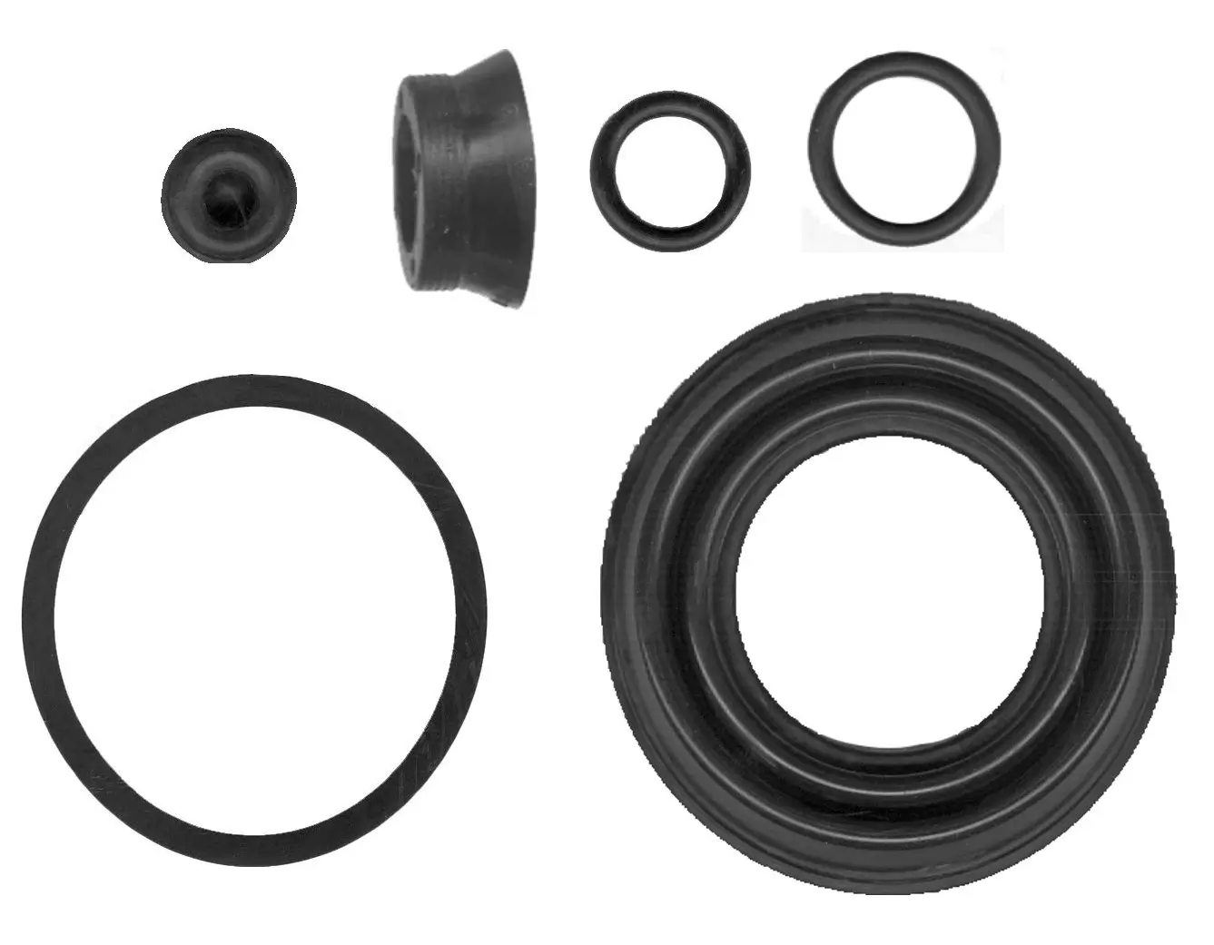 Reparatursatz, Bremssattel Hinterachse TRW SJ1509