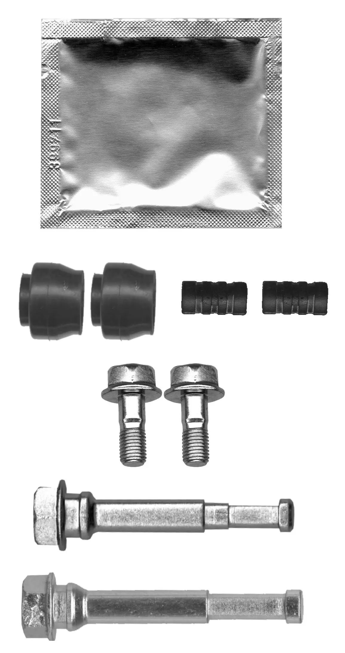 Reparatursatz, Bremssattel Vorderachse links Vorderachse rechts TRW ST1744