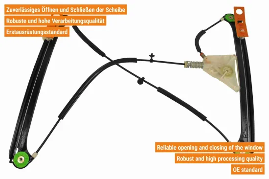 Fensterheber vorne links VAICO V10-6386 Bild Fensterheber vorne links VAICO V10-6386