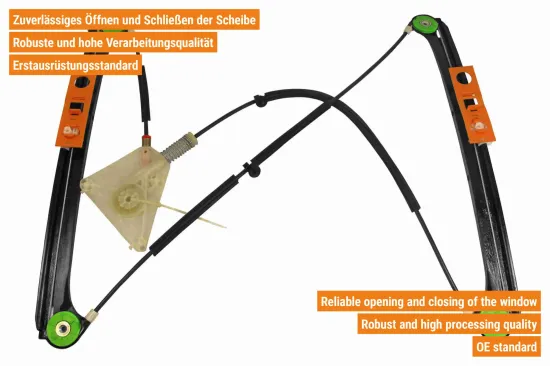 Fensterheber vorne rechts VAICO V10-6387 Bild Fensterheber vorne rechts VAICO V10-6387