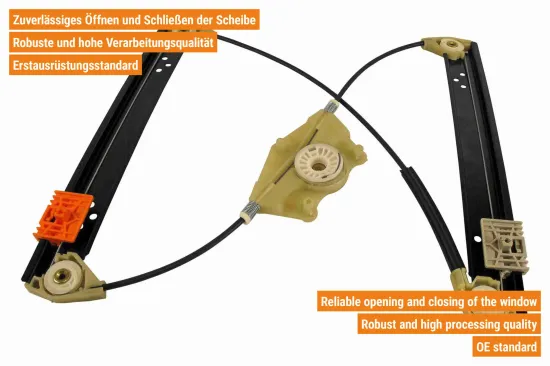 Fensterheber hinten links VAICO V10-9801 Bild Fensterheber hinten links VAICO V10-9801