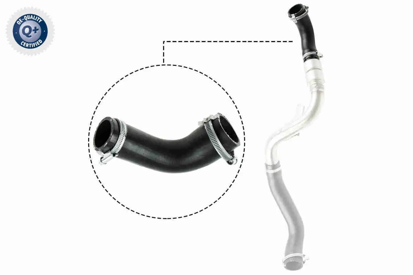 Ladeluftschlauch links VAICO V25-1487