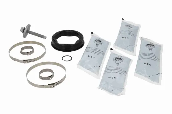 Faltenbalgsatz, Antriebswelle Vorderachse rechts radseitig getriebeseitig VAICO V25-3215 Bild Faltenbalgsatz, Antriebswelle Vorderachse rechts radseitig getriebeseitig VAICO V25-3215