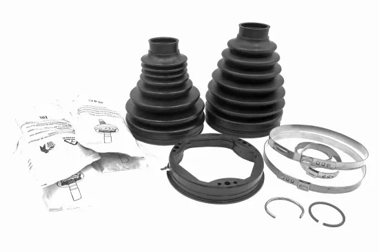 Faltenbalgsatz, Antriebswelle Vorderachse links Vorderachse rechts getriebeseitig radseitig VAICO V25-3221 Bild Faltenbalgsatz, Antriebswelle Vorderachse links Vorderachse rechts getriebeseitig radseitig VAICO V25-3221