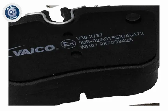 Bremsbelagsatz, Scheibenbremse Hinterachse VAICO V30-2787 Bild Bremsbelagsatz, Scheibenbremse Hinterachse VAICO V30-2787