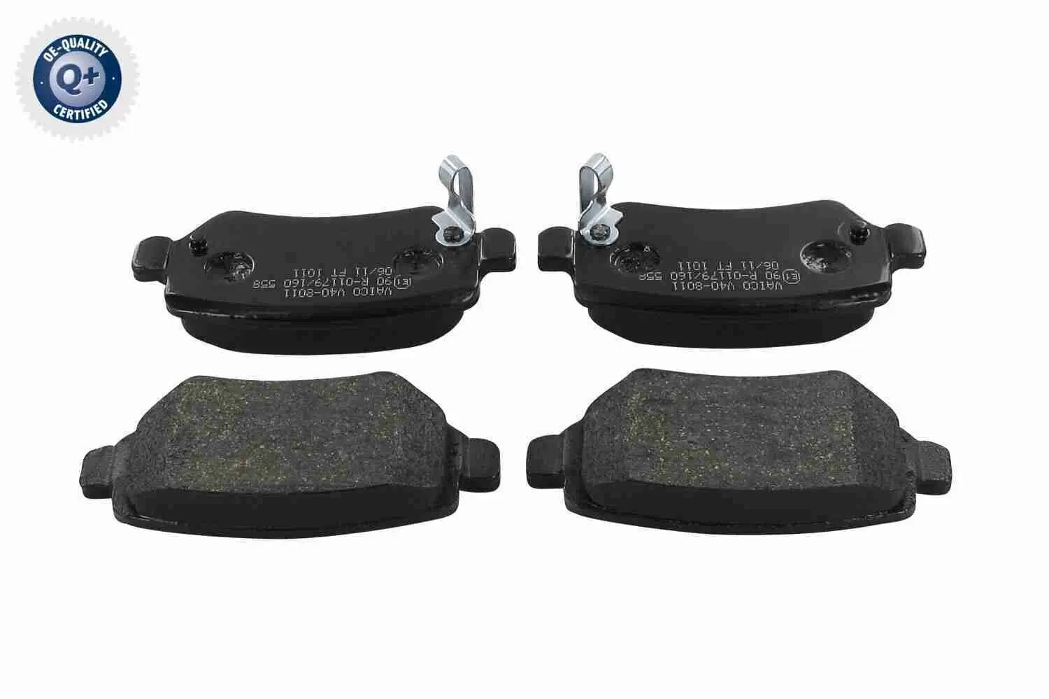 Bremsbelagsatz, Scheibenbremse Hinterachse VAICO V40-8011