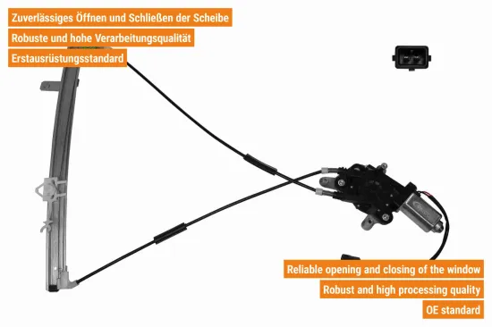 Fensterheber vorne links VAICO V42-0340 Bild Fensterheber vorne links VAICO V42-0340