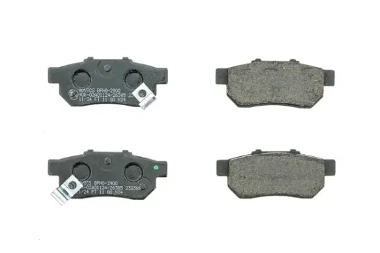Bremsbelagsatz, Scheibenbremse Hinterachse AISIN BPHO-2900 Bild Bremsbelagsatz, Scheibenbremse Hinterachse AISIN BPHO-2900