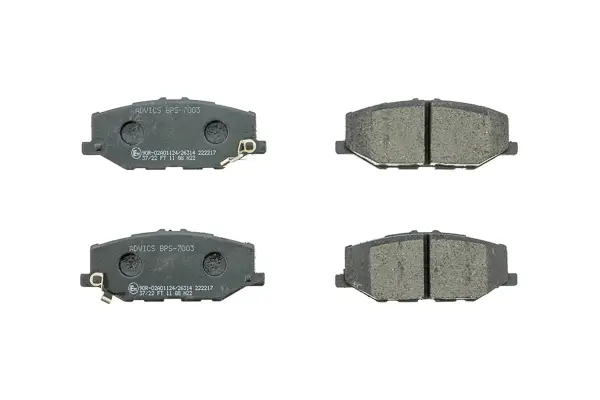 Bremsbelagsatz, Scheibenbremse Vorderachse AISIN BPS-7003