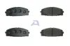 Bremsbelagsatz, Scheibenbremse Vorderachse AISIN BPTO-1025 Bild Bremsbelagsatz, Scheibenbremse Vorderachse AISIN BPTO-1025