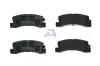 Bremsbelagsatz, Scheibenbremse Hinterachse AISIN BPTO-2907 Bild Bremsbelagsatz, Scheibenbremse Hinterachse AISIN BPTO-2907