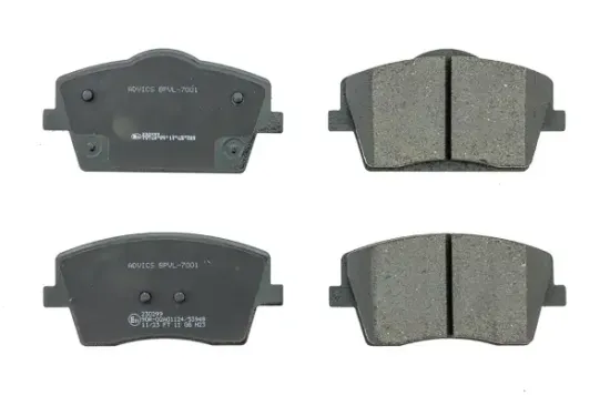 Bremsbelagsatz, Scheibenbremse Vorderachse AISIN BPVL-7001 Bild Bremsbelagsatz, Scheibenbremse Vorderachse AISIN BPVL-7001