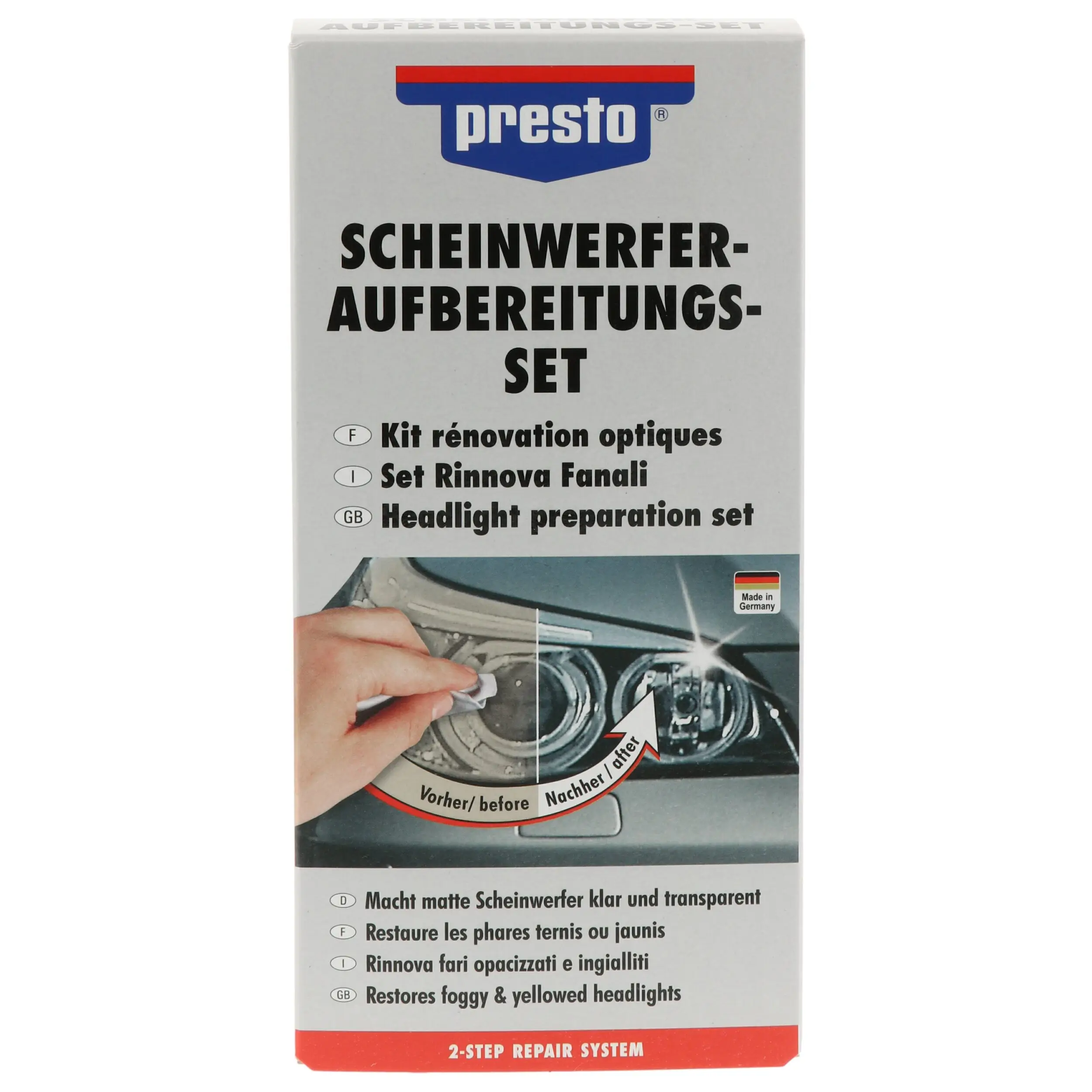 Aufbereitungs-Set, Scheinwerfer PRESTO 365171