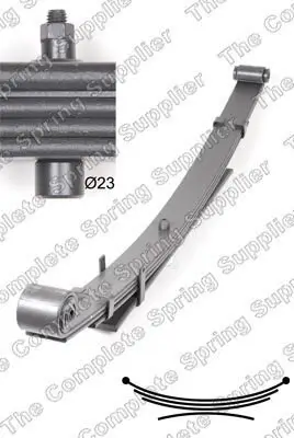 Federnpaket Hinterachse LESJÖFORS 6137202 Bild Federnpaket Hinterachse LESJÖFORS 6137202