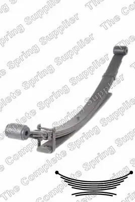 Fahrwerksfeder Vorderachse LESJÖFORS 4035707 Bild Fahrwerksfeder Vorderachse LESJÖFORS 4035707